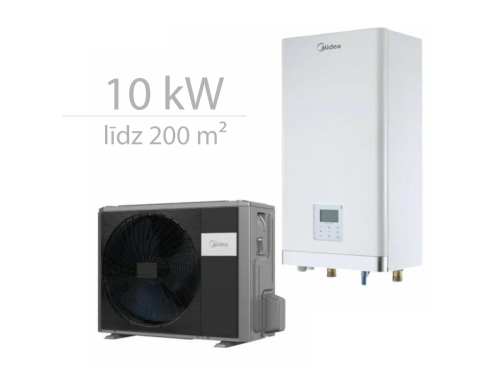 Gaiss- ūdens siltumsūknis Midea M-Thermal 10 kW Siltumsūkņu uzstādīšana, montāža, serviss, veikals