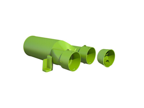 Air Excellent 2x AE34C Valve Adaptor 125 mm 180°