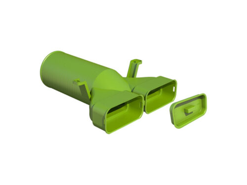 Air Excellent 2x AE55SC Valve Adaptor 125 mm 180°