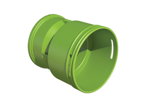 Air Excellent AE48C DBOX adapteris ar apaļu zaļu savienojuma atveri.