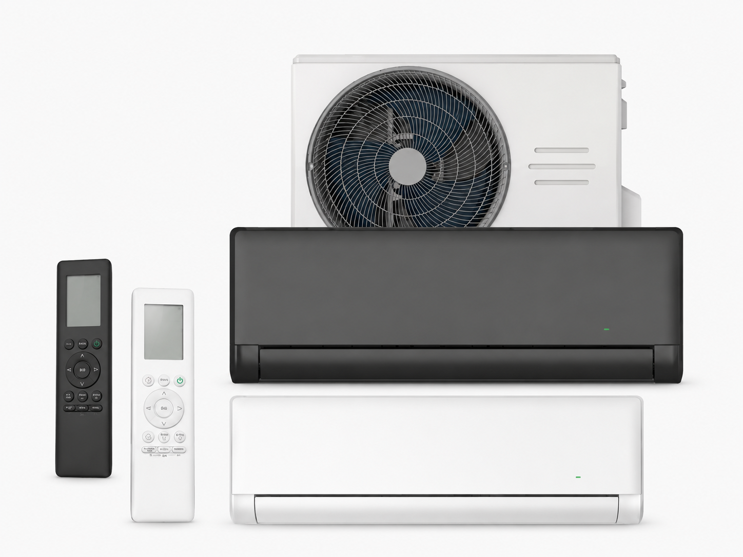 Midea Solstice EZ gaisa kondicionieris / siltumsūknis 2,6–7,0 kW — Melns (balts)